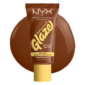 NYX Buttermelt Glaze bottle with SPF 30 protection.