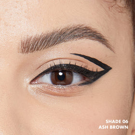 NYX Lift and Snatch eyebrow tint pen ash brown cruelty-free branding and packaging.