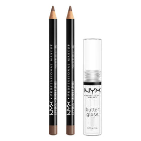 Nyx Slim Lip Pencil Espresso close-up for precise definition and long-lasting color.