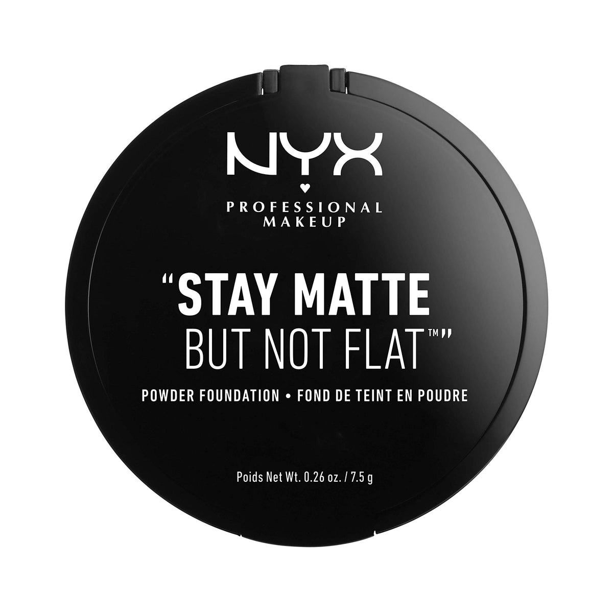 NYX Stay Matte application sponge demonstrates adjustable coverage options.