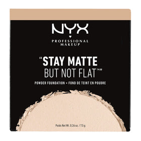 NYX Stay Matte nude shade swatches show natural tone and matte finish.