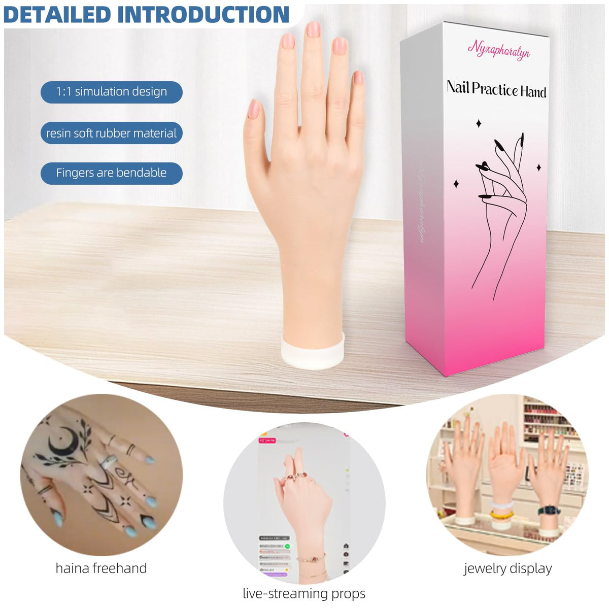 Nyxaphoralyn easy-clean design supports frequent practice sessions