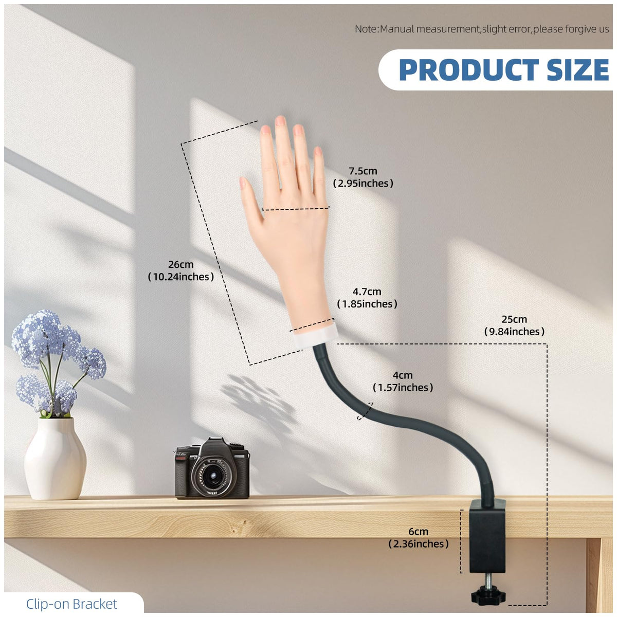 Nyxaphoralyn flexible bendable fingers enable dynamic shaping and polishing sessions