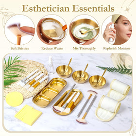 Nyxuso facial brushes and silicone tools ensure gentle, even application