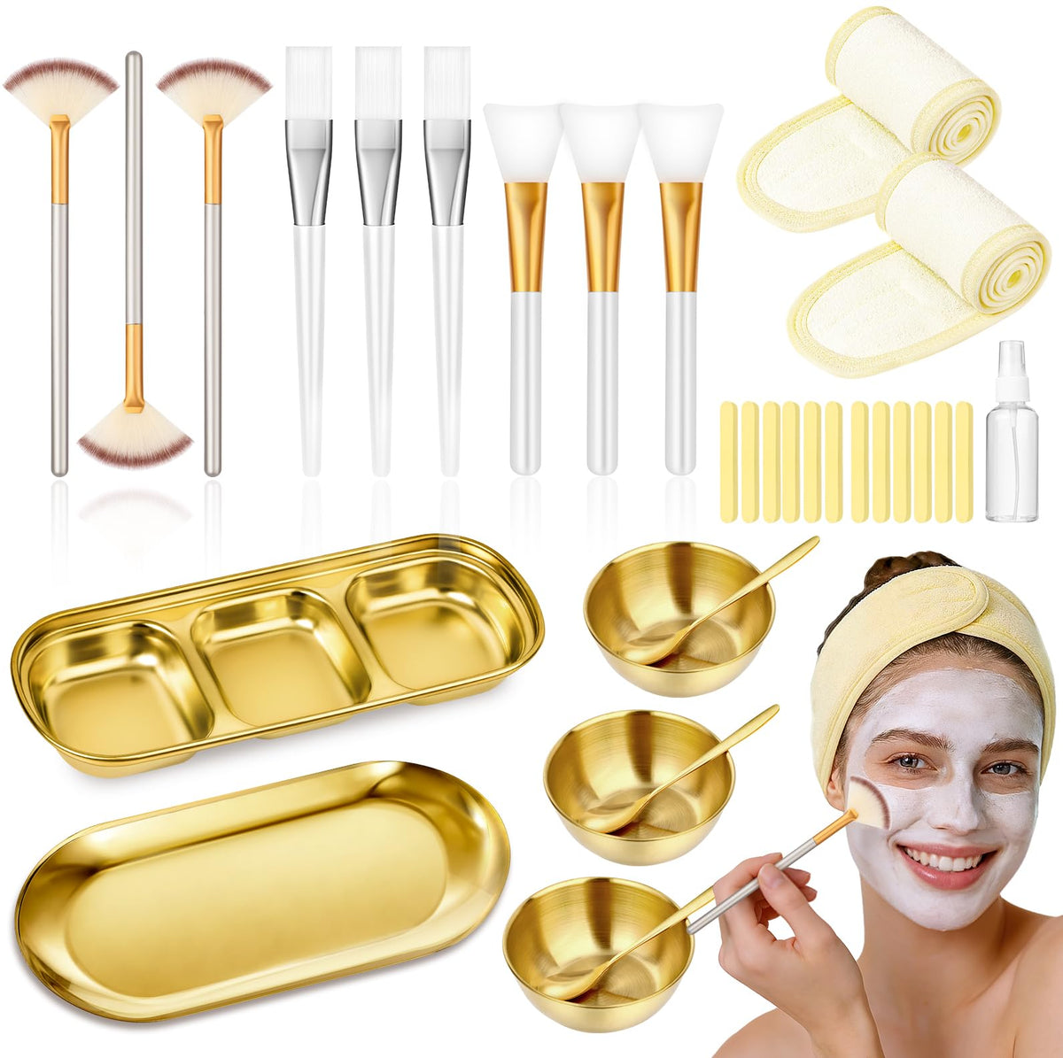 Nyxuso facial kit 32pcs overview for professional spa use