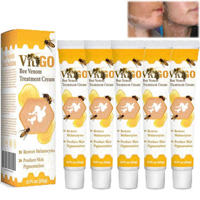 NYYQYYN vitiligo bee venom cream box and bottle for at-home care