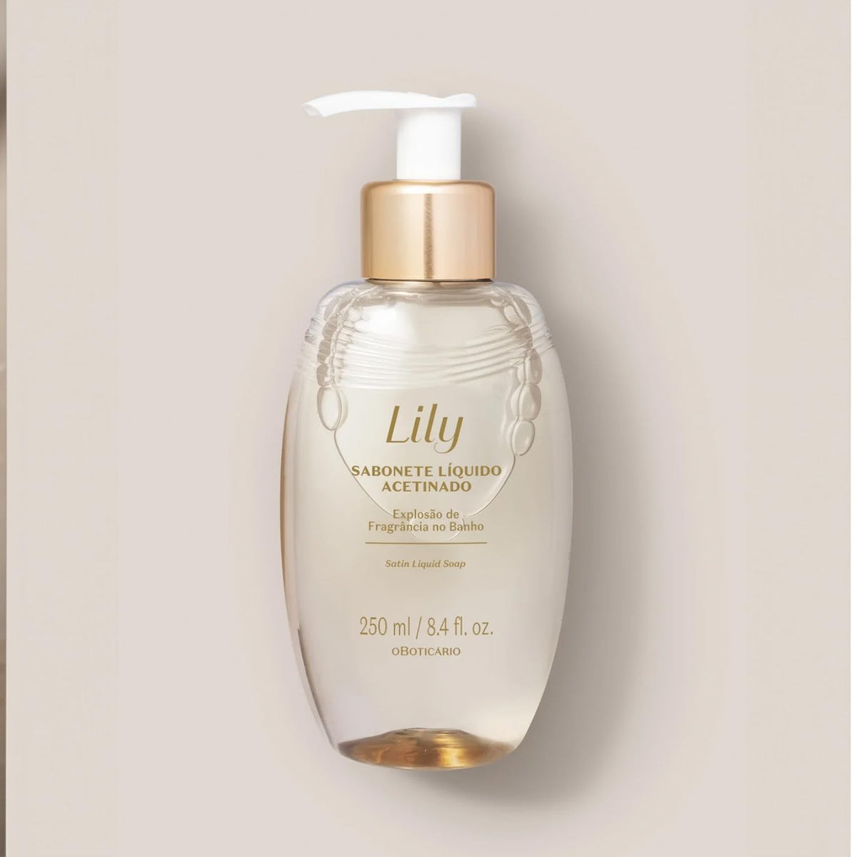 O Boticário Lily Satin is cruelty-free with eco-conscious packaging