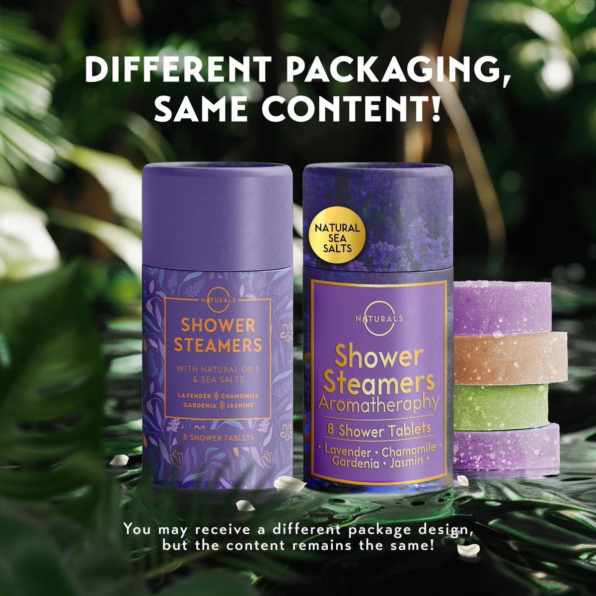 O Naturals gift box with gold foil packaging for gifts