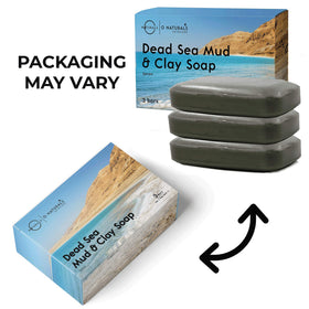 O Naturals packaged soap in a bathroom scene for premium natural care.