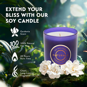 O Naturals shower steamer gardenia for a fragrant spa moment