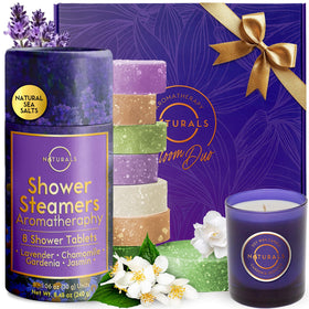 O Naturals shower steamer lavender for a calming ritual at home
