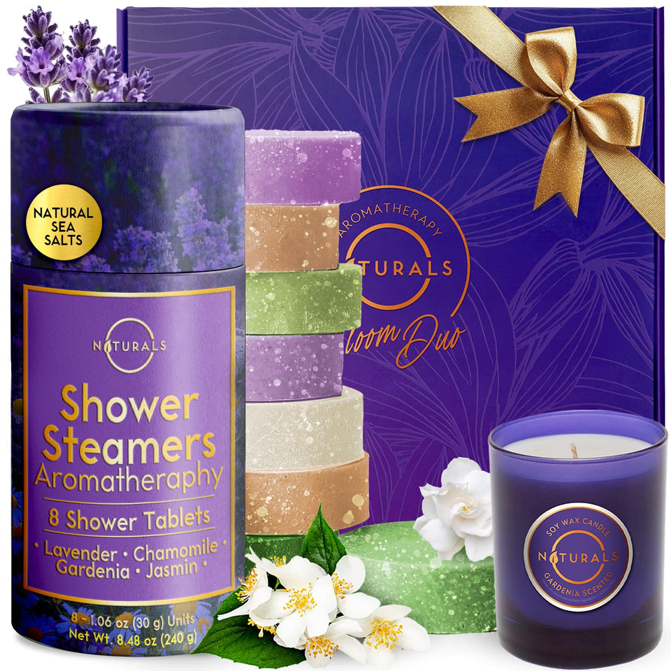 O Naturals shower steamer lavender for a calming ritual at home