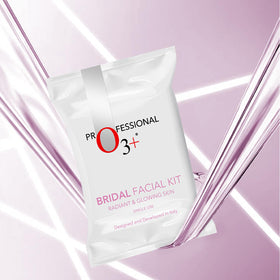 O3+ Bridal Facial Kit final glow image showing radiant complexion