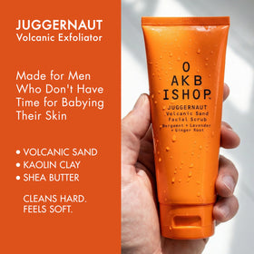 Lathering Juggernaut cleanser for a deep, refreshing cleanse