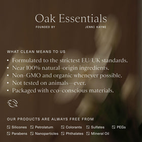 Spa-routine scene featuring Oak Essentials Awaken Body Wash for a refreshing daily ritual.