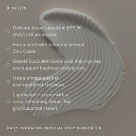 Oak Essentials desert succulent botanicals close-up highlights hydrating minerals.