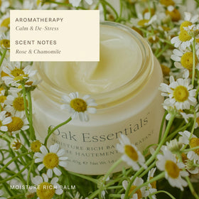 Morning SPF prep with Oak Essentials balm ready to apply