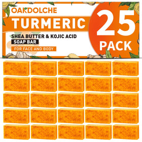 OAKDOLCHE 25P turmeric kojic gift set outer packaging, ideal for gifting elegance.