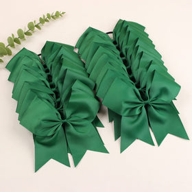 OAOLEER forest green bow with glossy ribbon detail