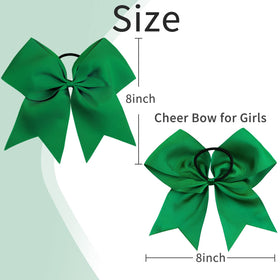 OAOLEER forest green bow with ponytail holder for secure wear