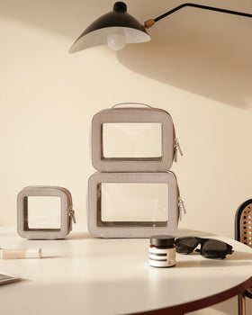 Oaque clear cosmetic bag set makes a thoughtful gift for travelers