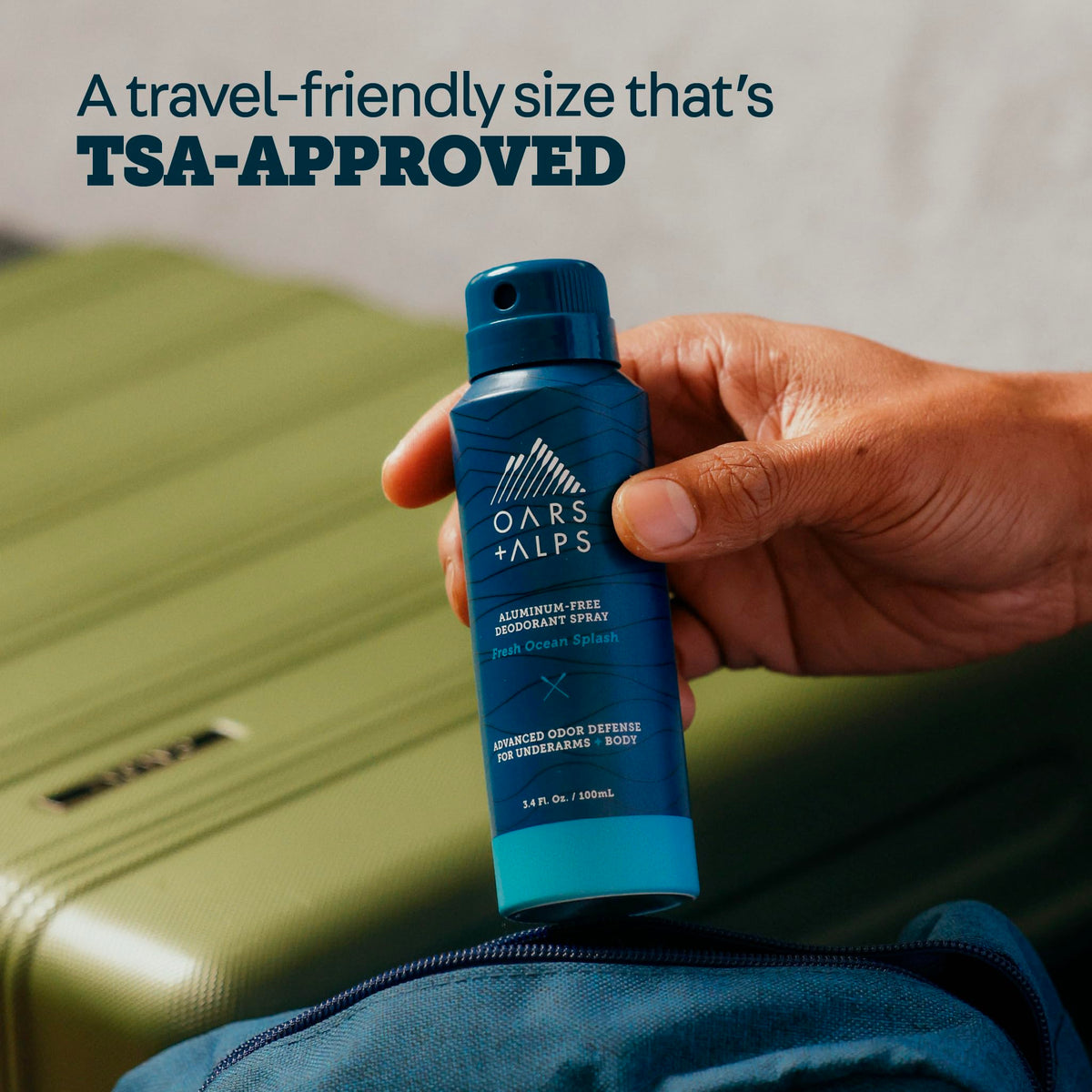 Oars + Alps aluminum-free deodorant formula avoids white stains while remaining effective.