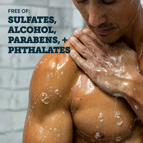 Oars + Alps body wash with vitamin E and antioxidants ingredients