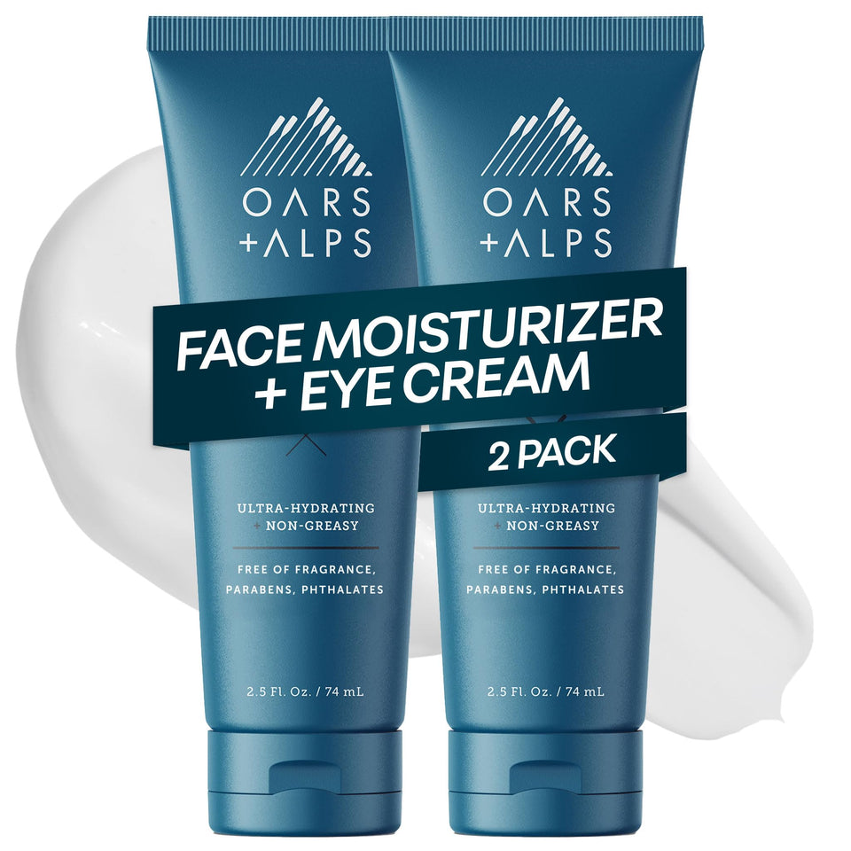 Oars + Alps moisturizer bottle pour delivers lasting facial hydration