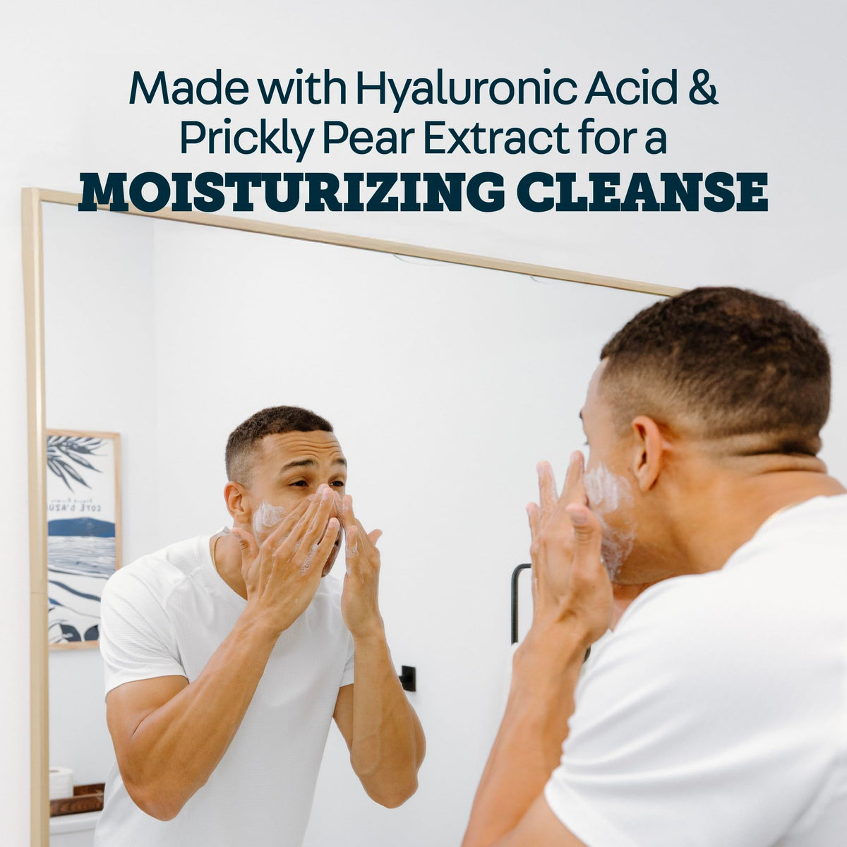 Oars + Alps Gel Wash with prickly pear extract nourishes skin during cleansing
