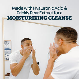 Oars + Alps Gel Wash with prickly pear extract nourishes skin during cleansing