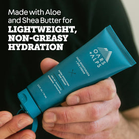 Oars + Alps shea butter and jojoba oil close-up elasticity support