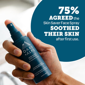 Oars + Alps Skin Saver close-up reveals HOCl-active ingredient label.
