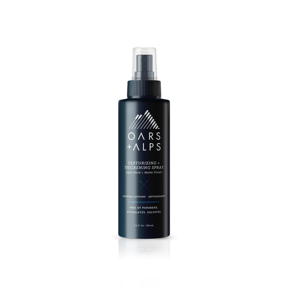Oars + Alps texturizing spray bottle for natural texture and nourished hair