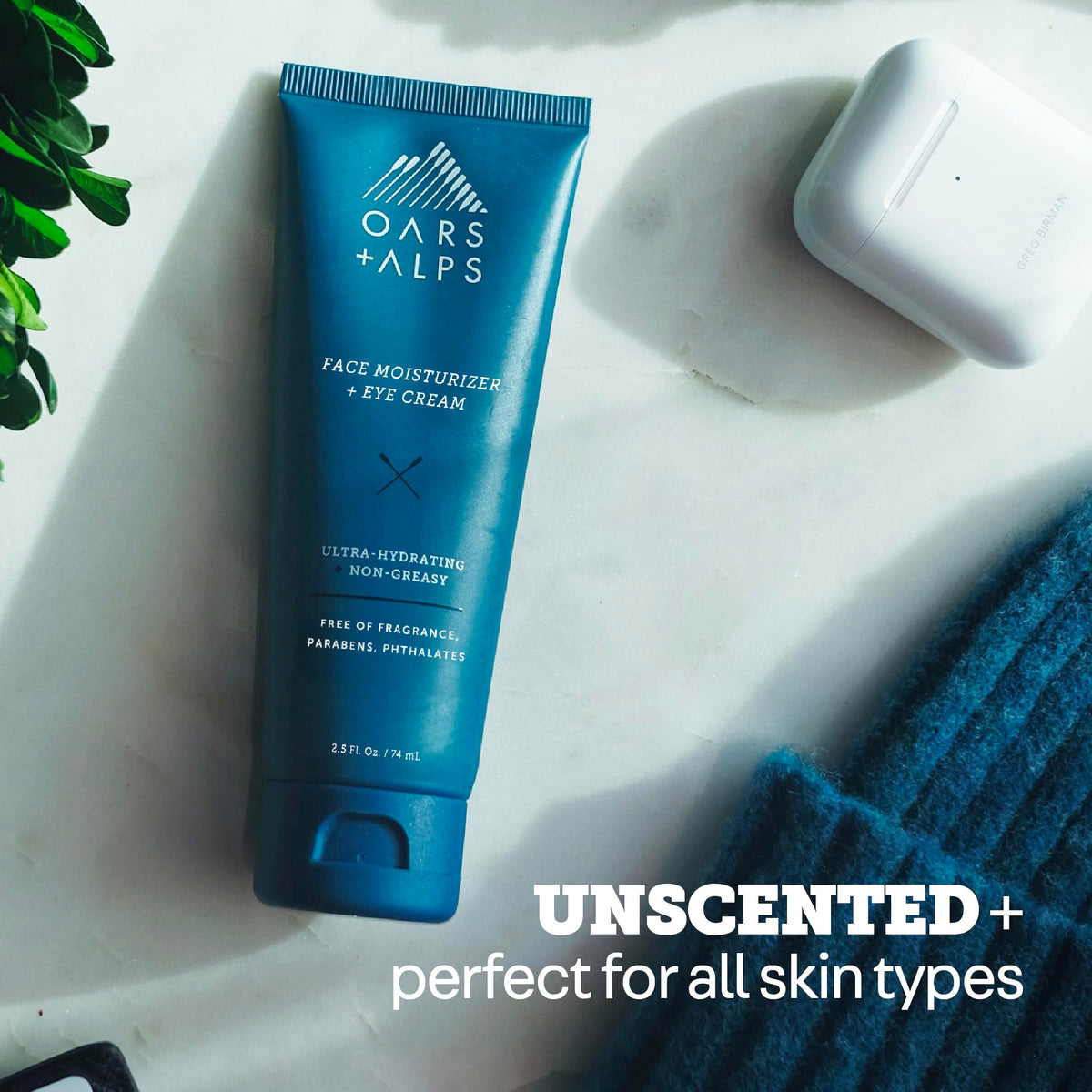 Oars + Alps TSA-friendly travel packaging shown