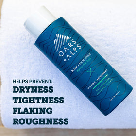 Oars + Alps vegan, cruelty-free formula respects skin and the planet.
