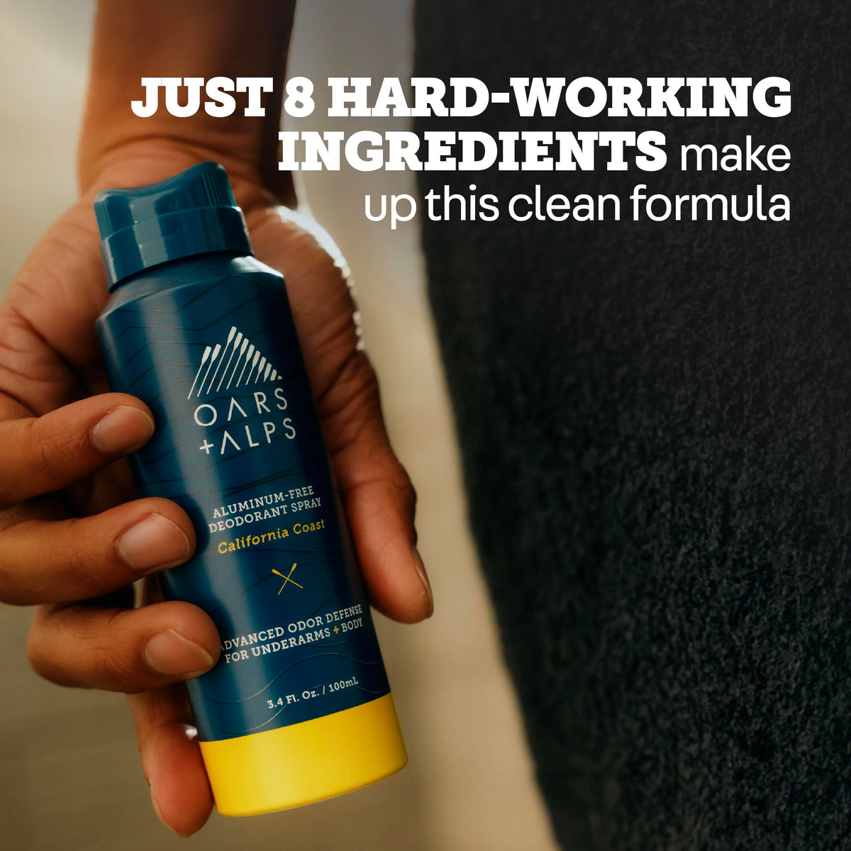 Oars + Alps full-body odor defense suitable for all genders
