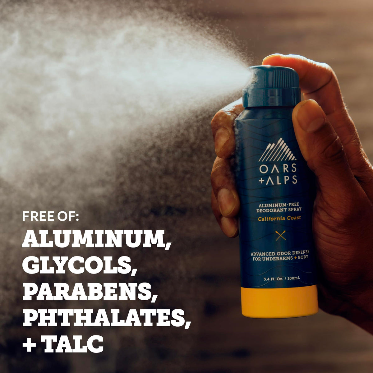Oars + Alps travel-size deodorant for on-the-go freshness