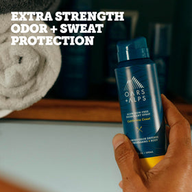 Oars + Alps upside-down spray demonstrates easy reach