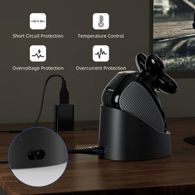 OatXtorpor Freebird FlexSeries dock on bathroom counter for convenient grooming.