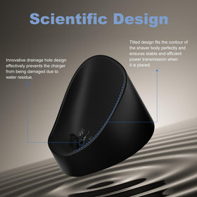 OatXtorpor Freebird FlexSeries dry drain design closeup for spill-safe charging.