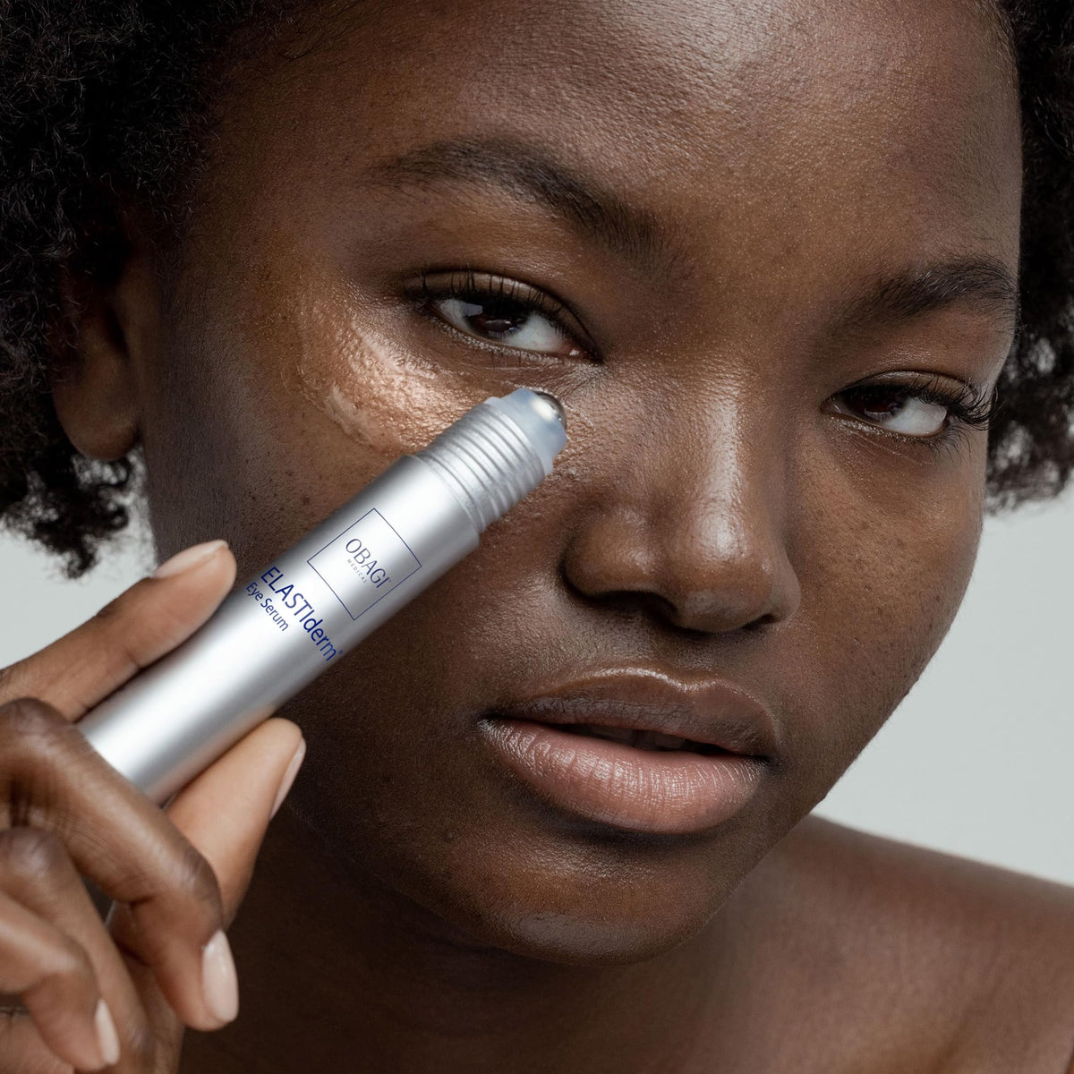 Part of a morning skincare routine with Obagi ELASTIderm Eye Serum