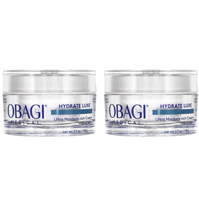 Obagi Hydrate Luxe balm-like texture close-up for overnight hydration.
