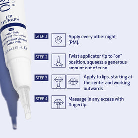 Clinical smoother result hint for Obagi Lip Therapy after use