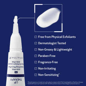 Soothe and Protect SPF 30 lip treatment shown with Micro-Peel context