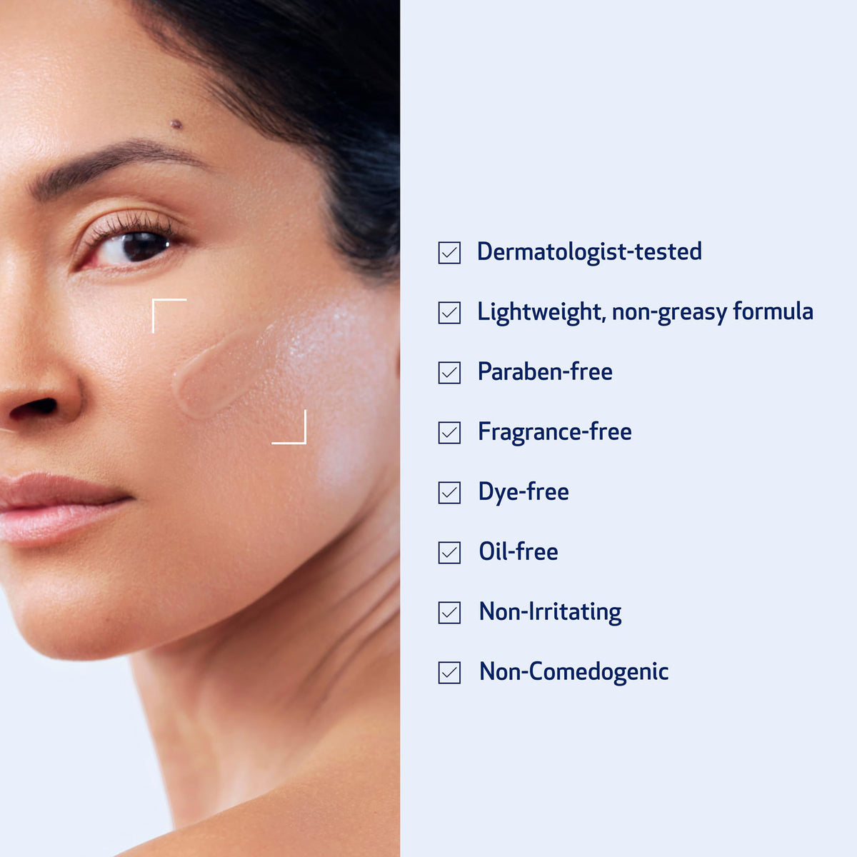 NU-GEN application sequence showing layering from cleanse to moisturizer