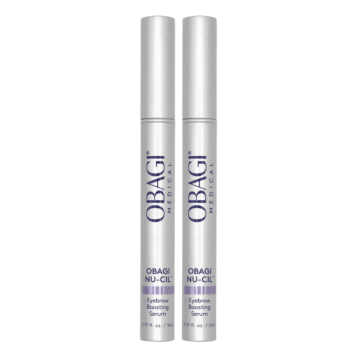 Obagi Nu-Cil brow serum bottle with packaging for fuller, healthier-looking brows