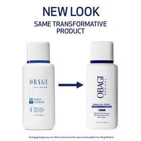 Obagi Nu-Derm Gentle Cleanser foam closeup showing soft cleansing lather.