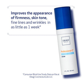 Obagi Professional-C Peptide Complex Serum pump dispenses with precise application
