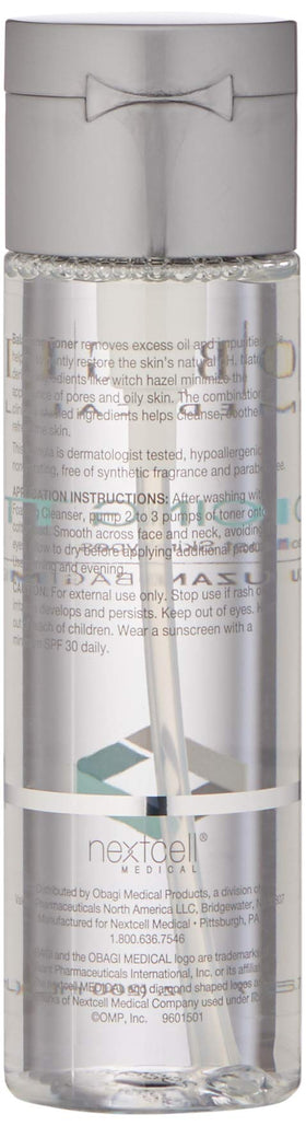 Obagi SUZANOBAGIMD Balancing Toner ingredients close-up highlighting antioxidants and soothing components