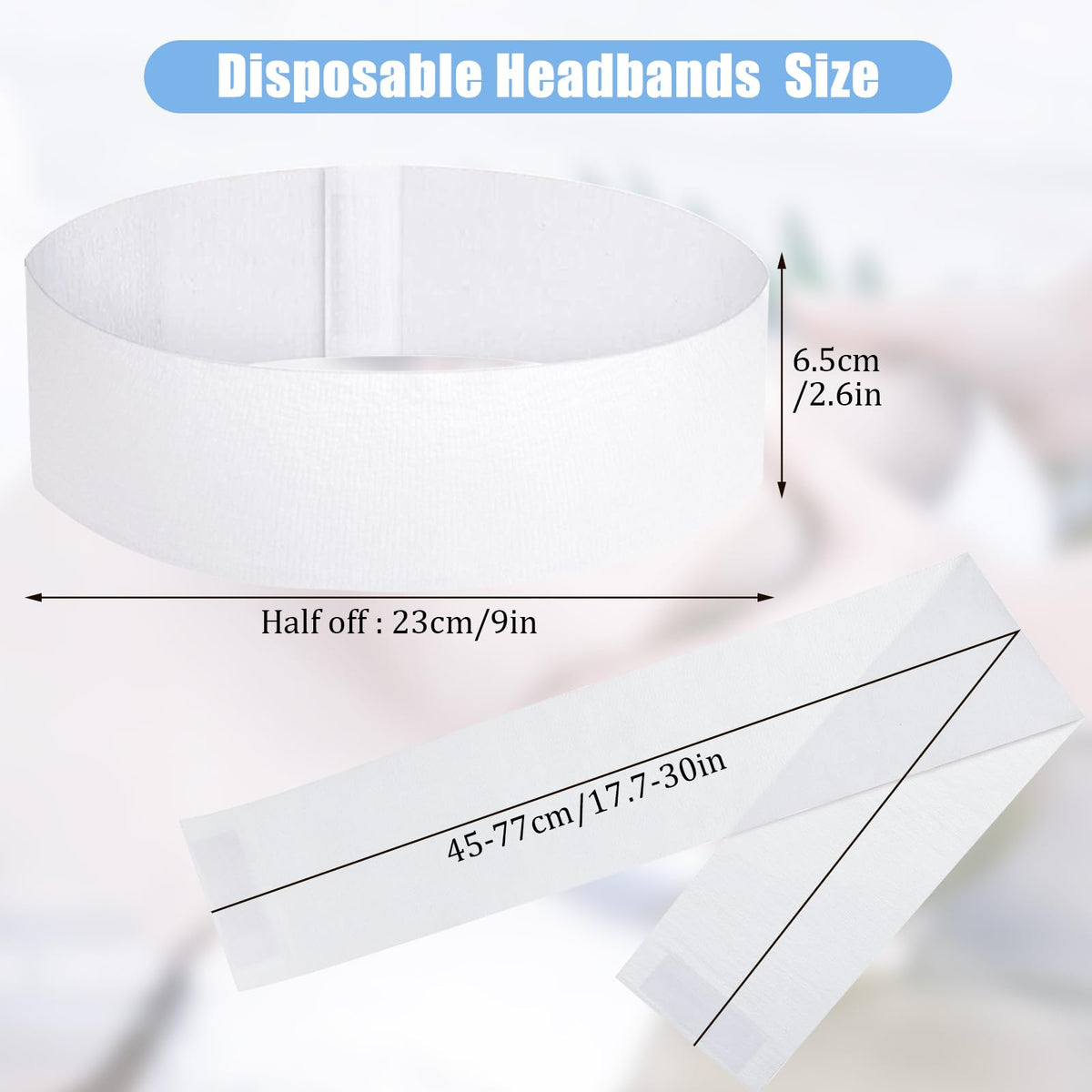 Obeoby facial headband keeps hair out of the face during cleansing routines.